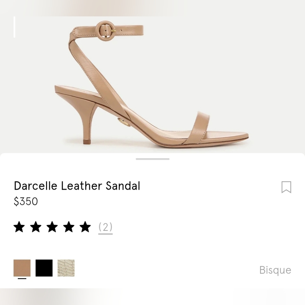 Veronica Beard Darcelle ankle strap sandals 9.0 Bisque